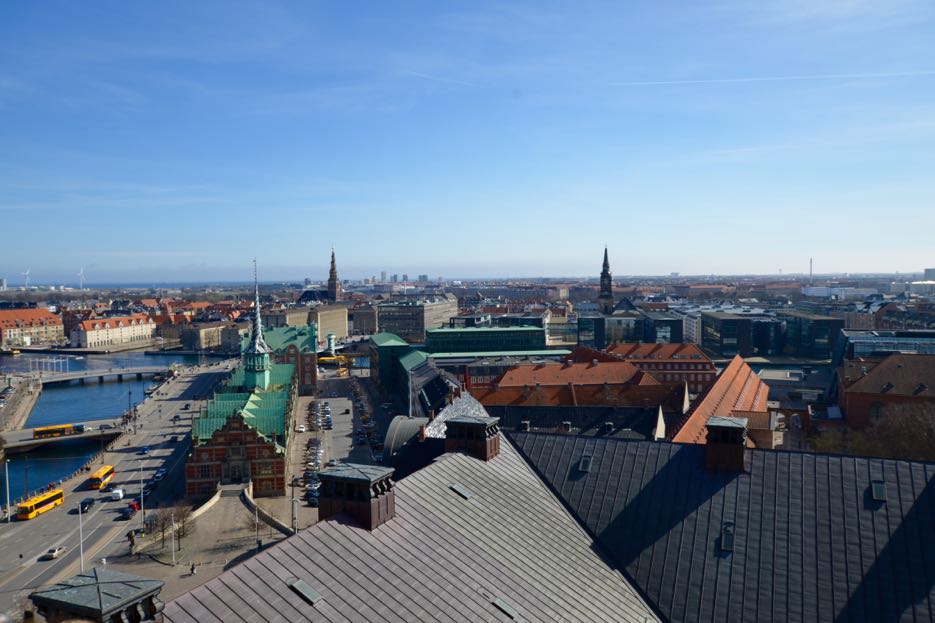 Ausblick von Schloss Christiansborg
